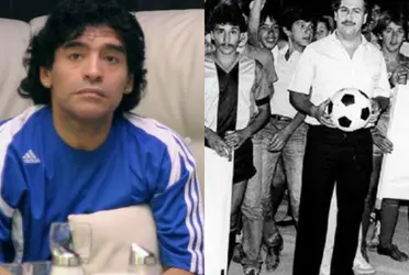 A história remonta a 1991, quando supostamente 'El Pelusa',0, recebeu um convite do chefe do cartel de Medellín