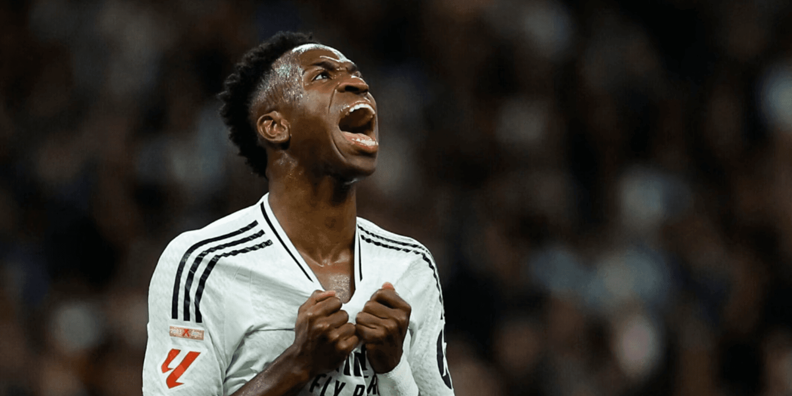 A marca negativa de Vini Jr (Foto: Real Madrid)