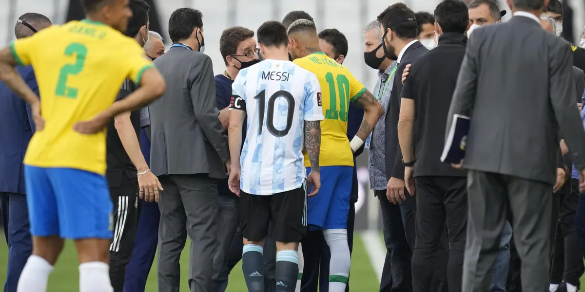 A partida que não terminou entre Brasil e Argentina está perto do fim e presidente da FIFA se pronuncia
