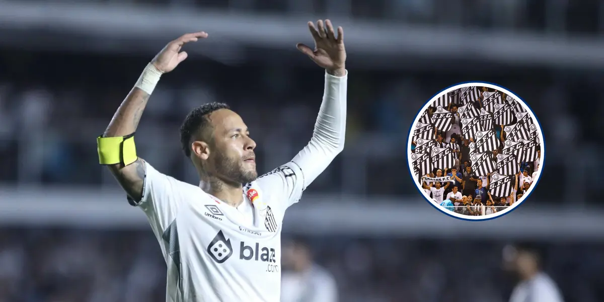A promessa de Neymar para a torcida do Santos (Foto: Santos)
