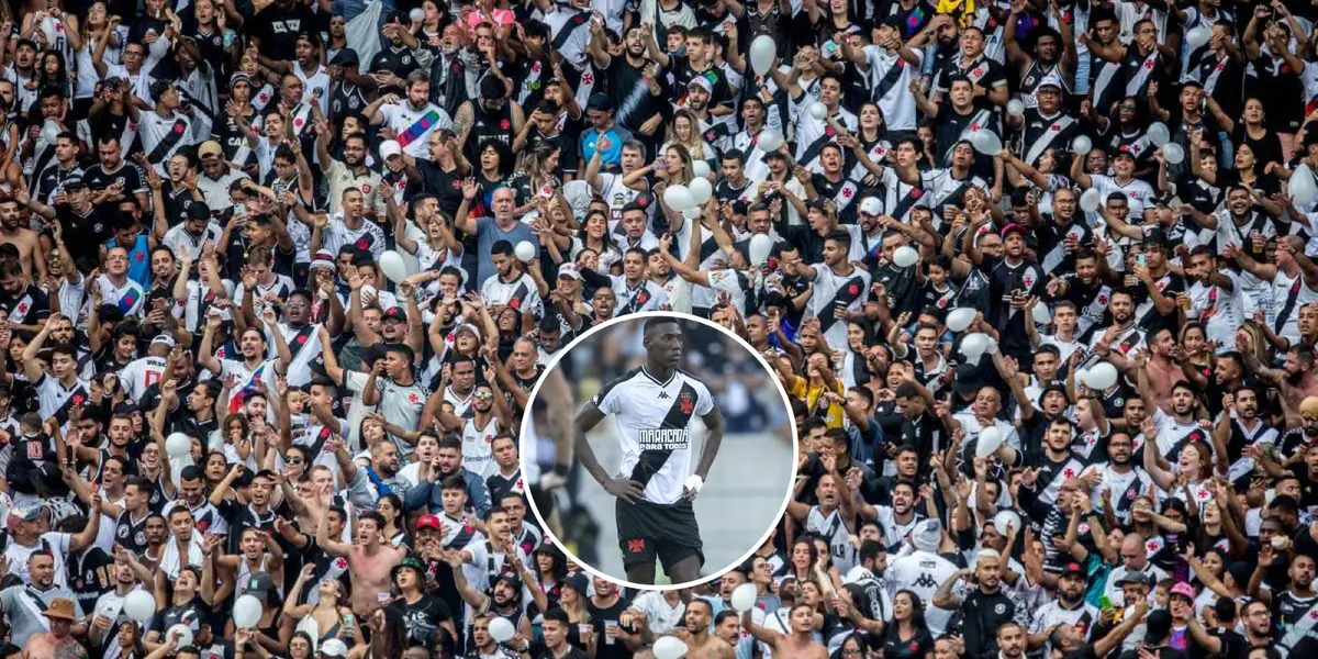 A reação da torcida do Vasco