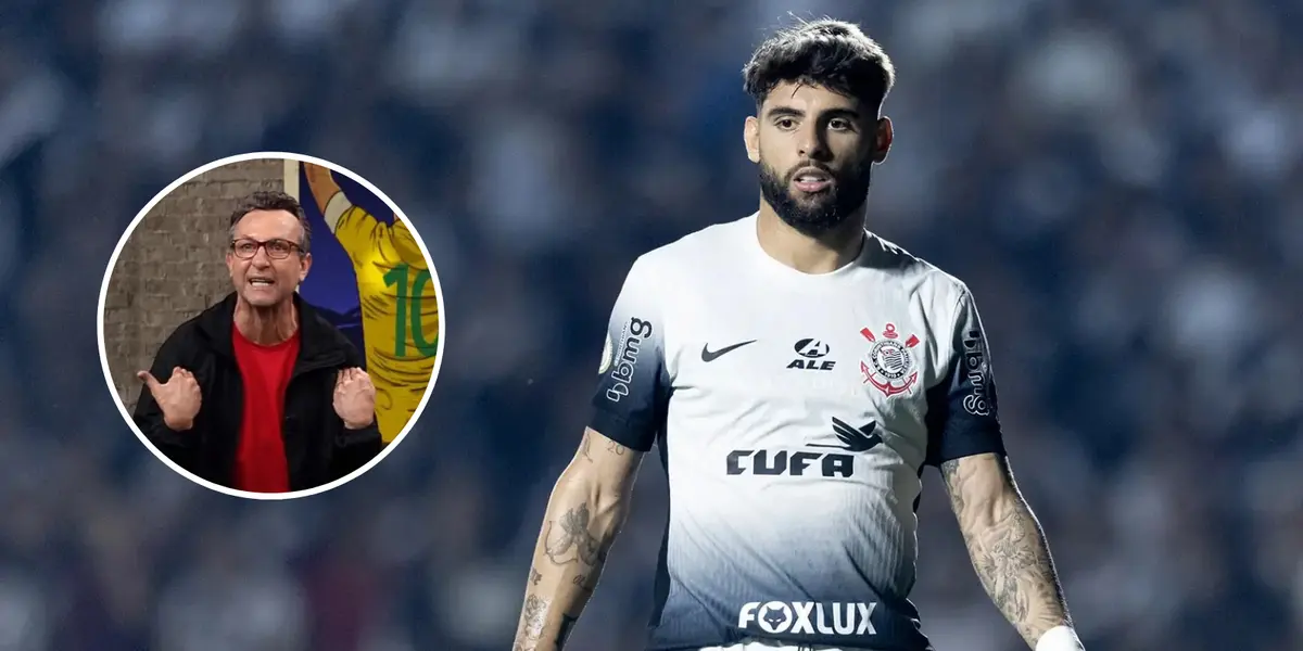 A reação de Craque Neto ao gol do Corinthains no derby