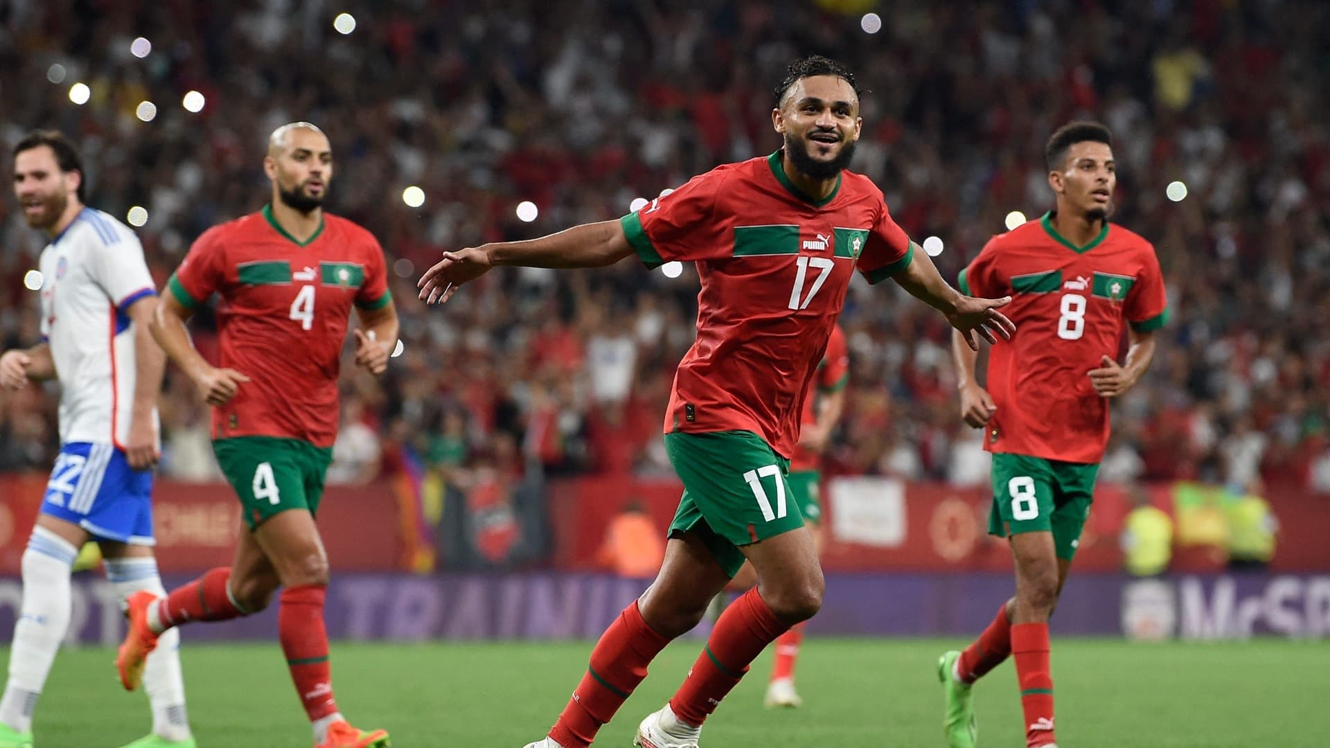 A seleção de Marrocos venceu o Brasil por 2 a 1 em confronto amistoso