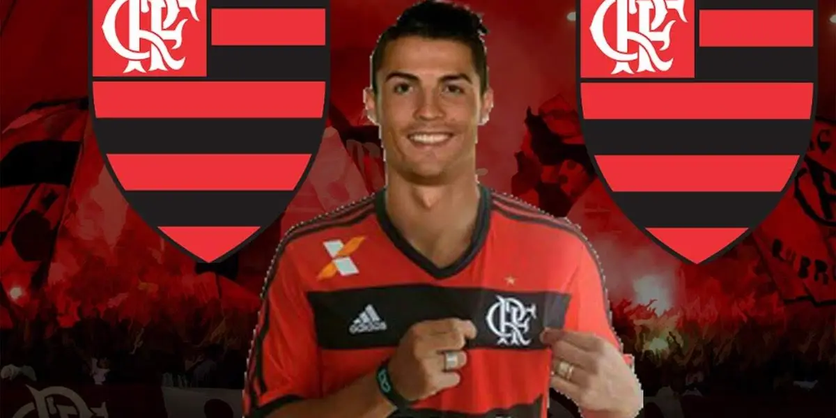 A torcida rubro-negra sonha com CR7