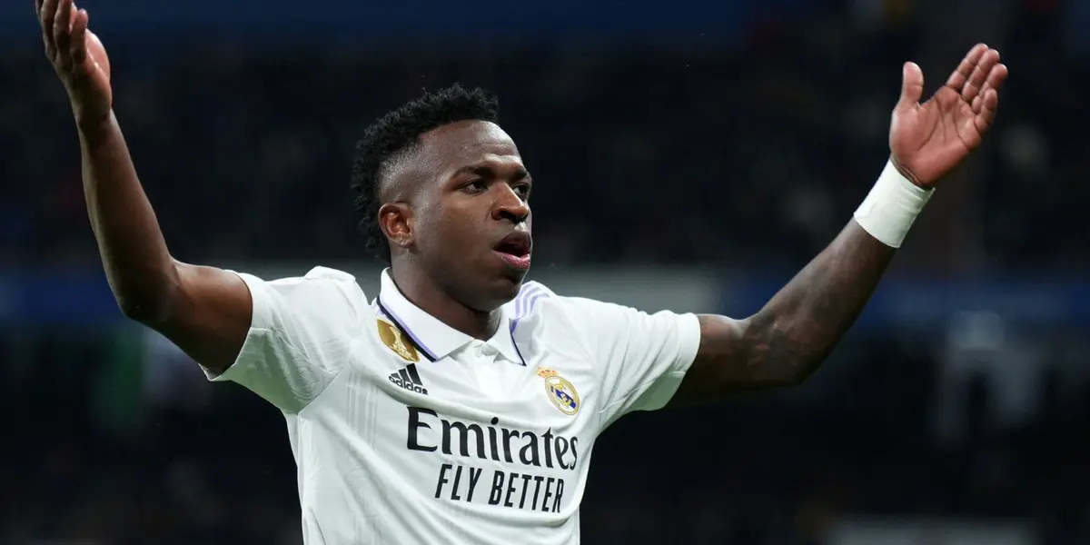 A vitória do Real Madrid sobre o Barcelona, por 4 a 0, na semifinal da Copa do Rei, teve um momento de tensão envolvendo o brasileiro Vini