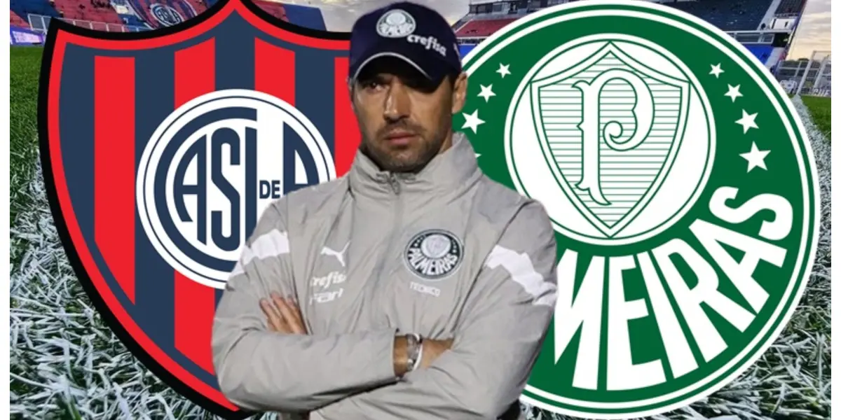 Abel Ferreira com a camisa do Palmeiras