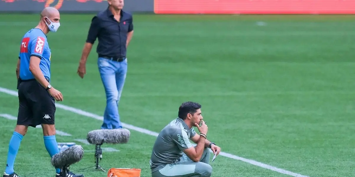 Abel Ferreira completa um ano no Palmeiras sem jamais ter vencido o Flamengo no período