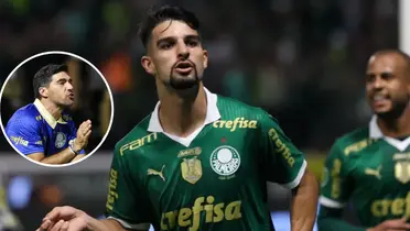 Abel Ferreira deixou Flaco López no banco