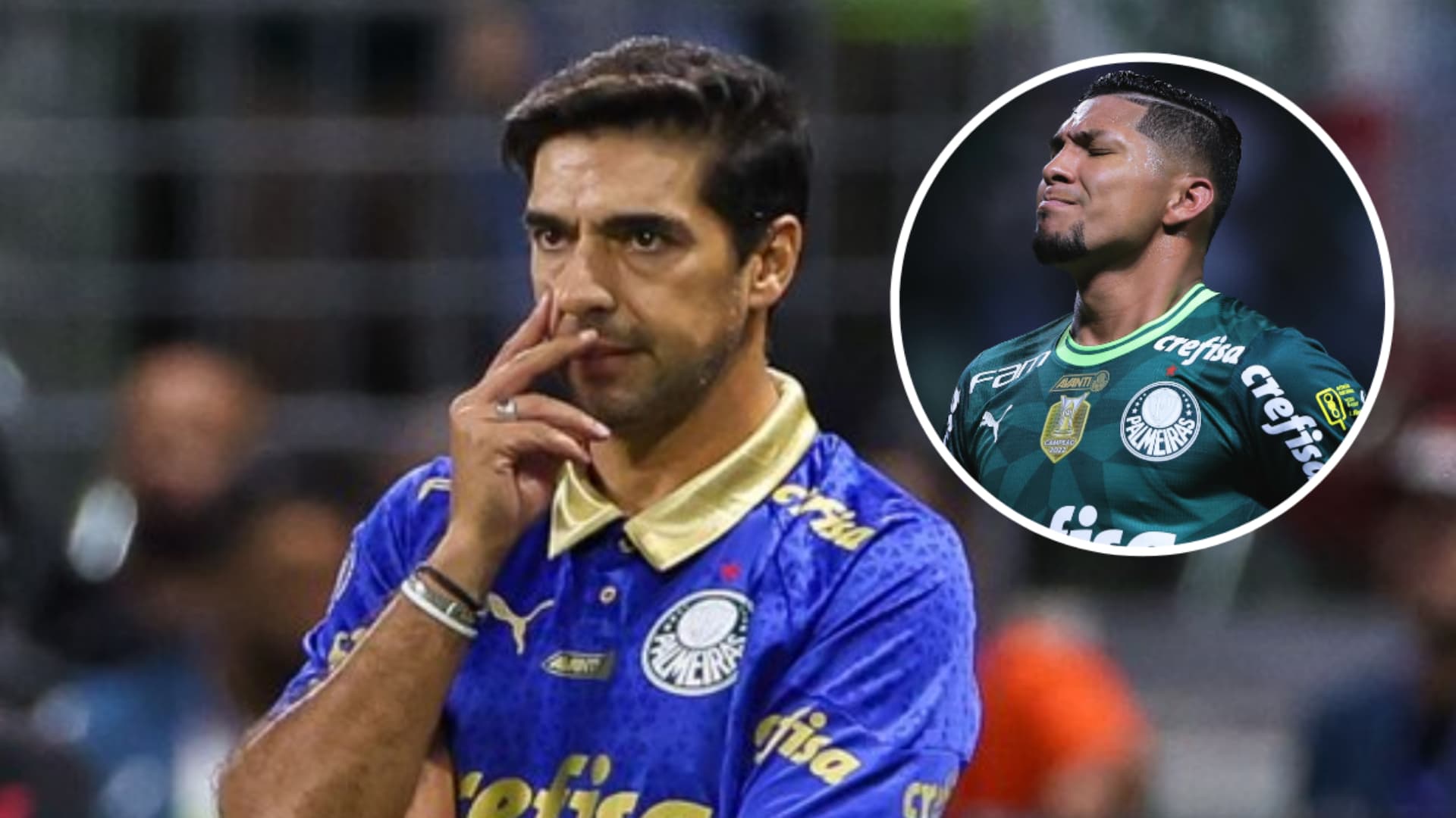 Abel Ferreira e Rony no Palmeiras