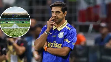 Abel Ferreira em jogo do Palmeiras