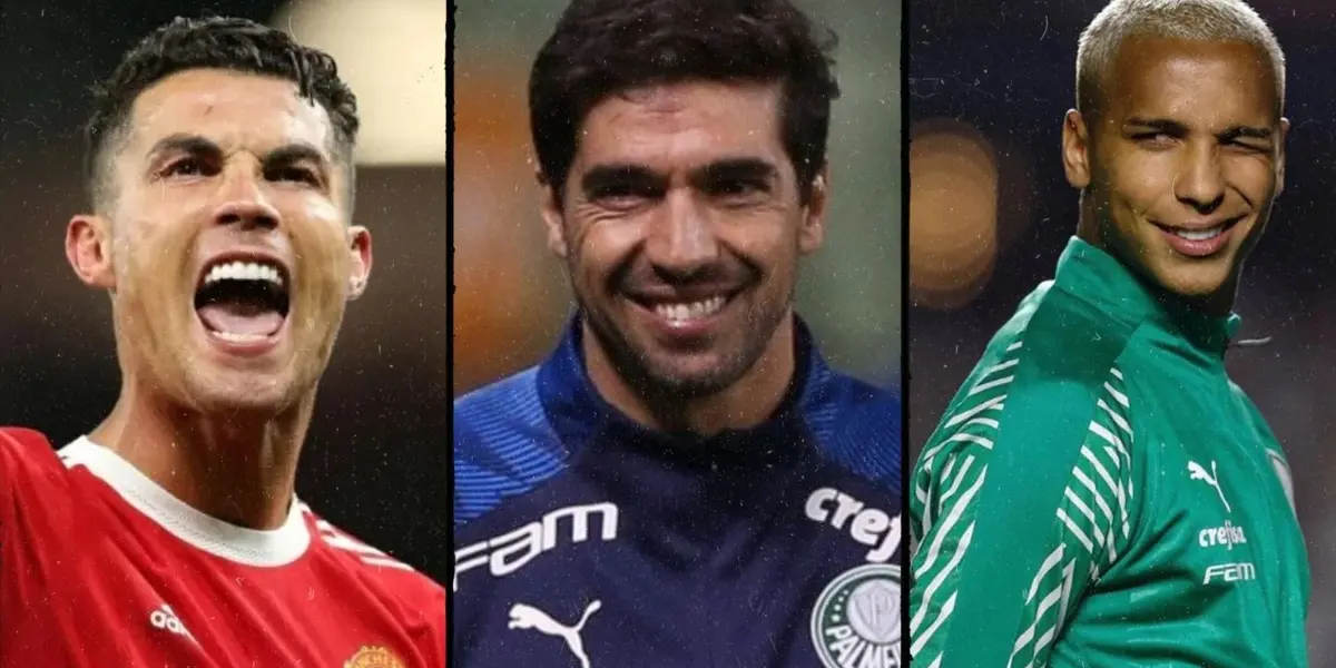 Abel Ferreira morre de amores por Cristiano Ronaldo ao ilusionar sua volta para a Europa e deixar o Palmeiras sem chão