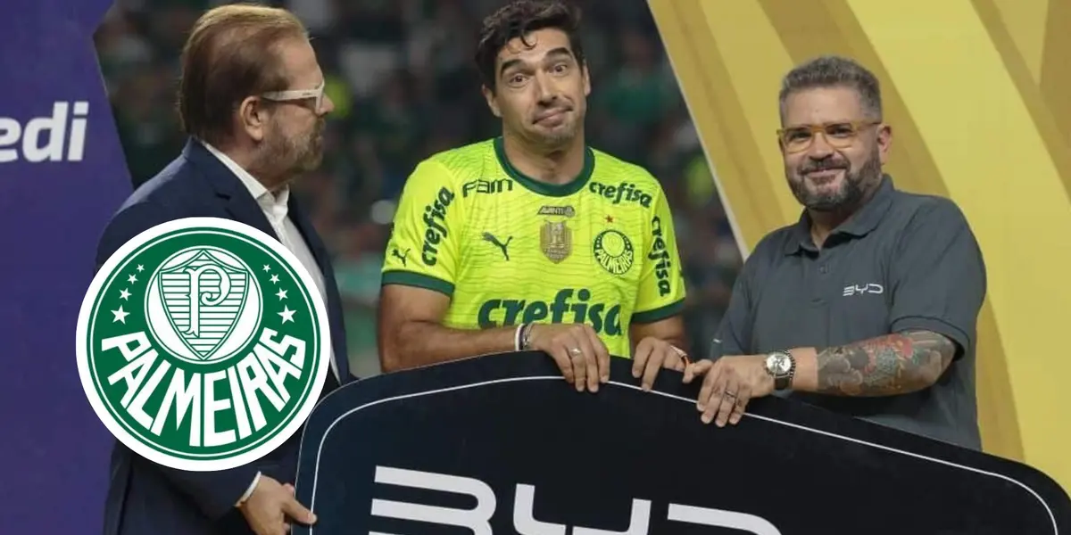 Abel Ferreira o escudo do Palmeiras