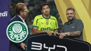 Abel Ferreira o escudo do Palmeiras