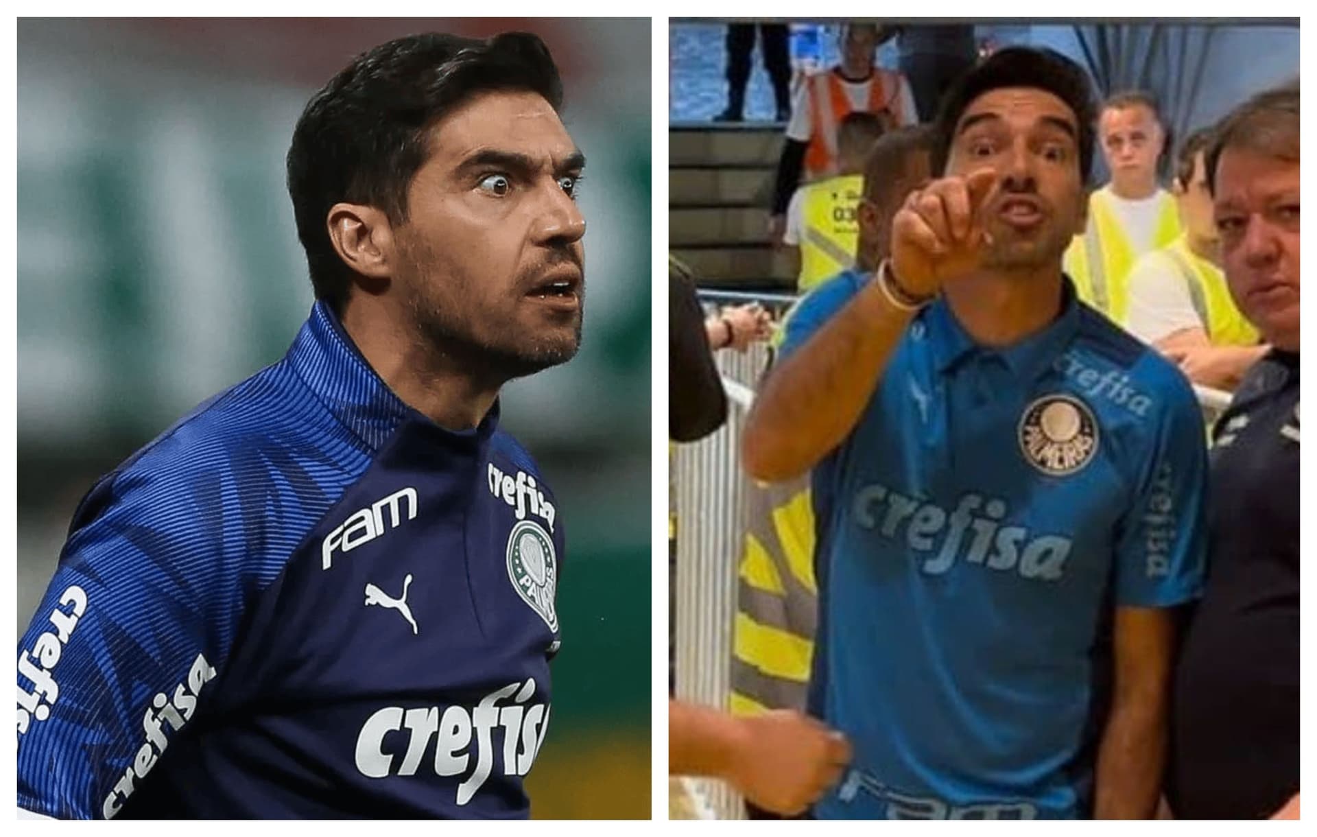 Abel Ferreira tomou celular da mão de jornalista