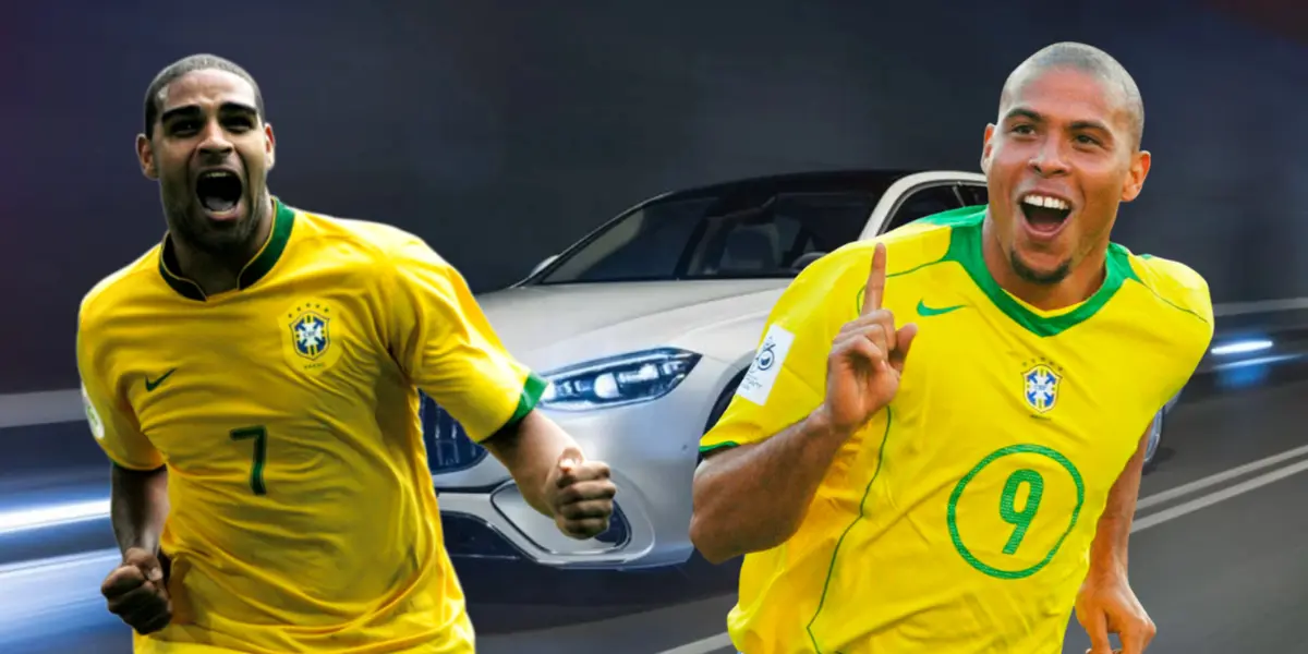 Adriano Imperador e Ronaldo Fenômeno