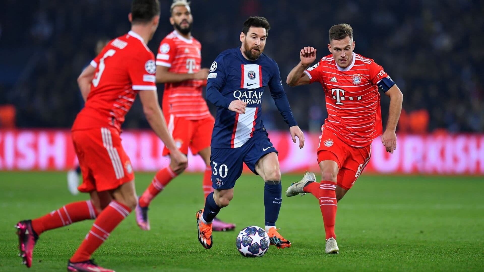 Ainda está em andamento a partida entre Bayern de Munique e Paris Saint Germain, pelo jogo de volta, válido pelas oitavas de final da UCL 22