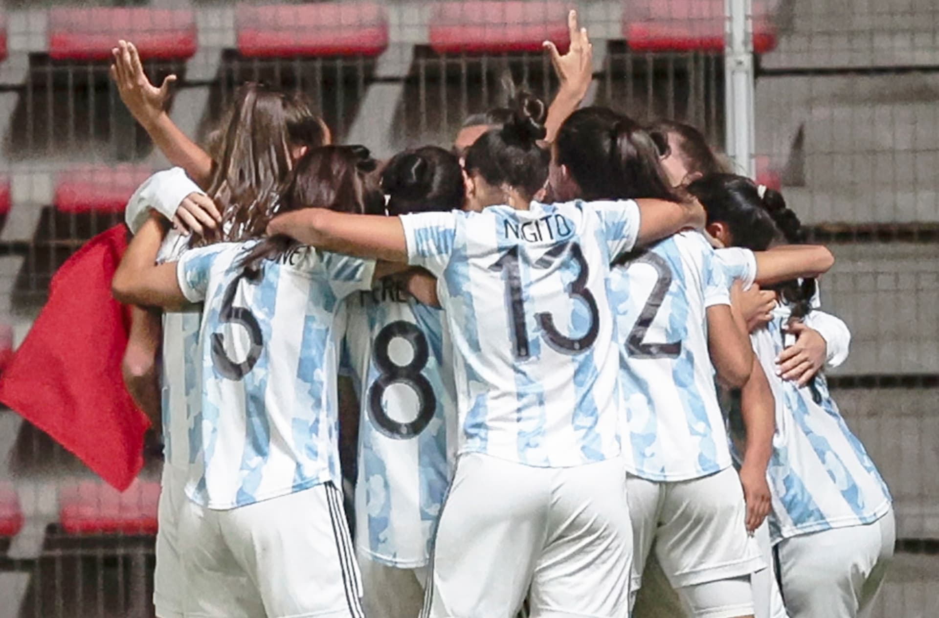 "Albiceleste" chegou na primeira vitória da competição