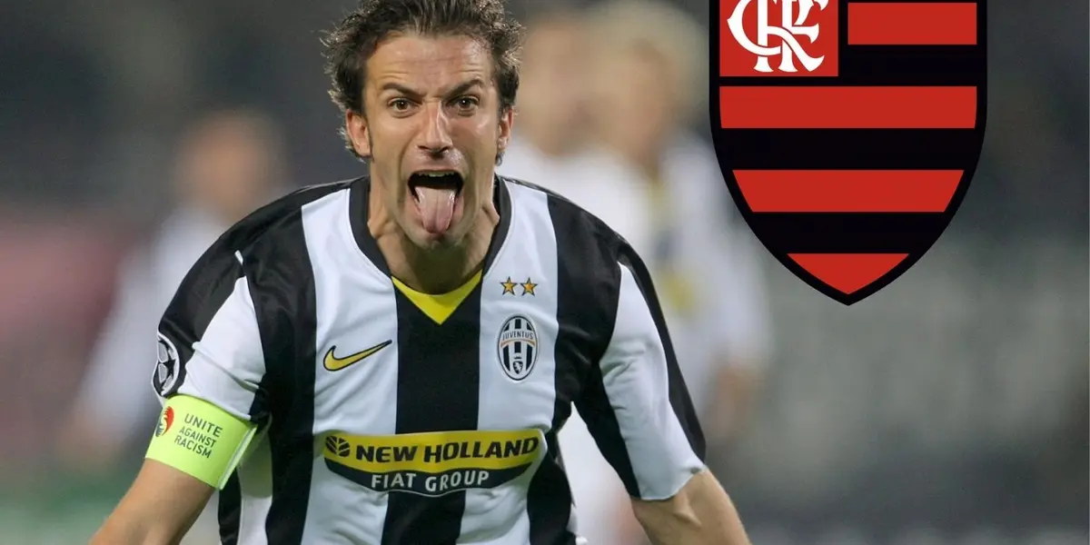 Alessandro Del Piero, campeão da Copa do Mundo, é fã do Flamengo e quase jogou no clube carioca
