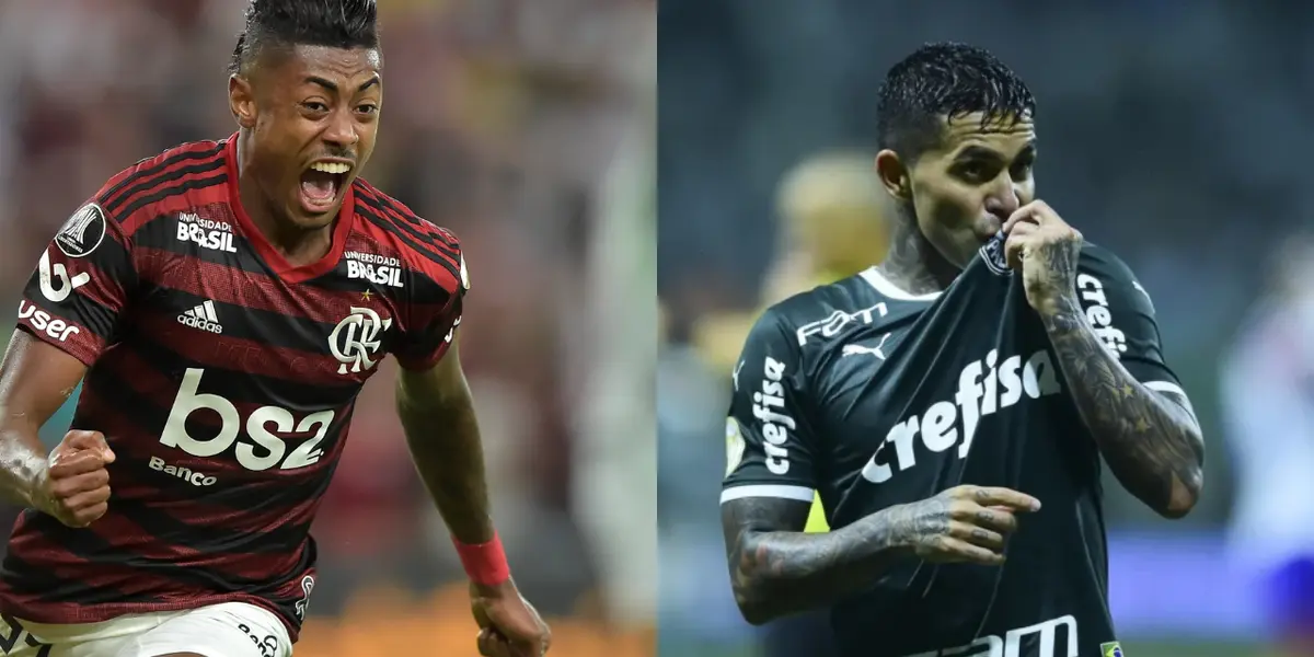 Ambos os jogadores já foram campeões da Libertadores da América, e o flamenguista foi eleito "Rei da América"