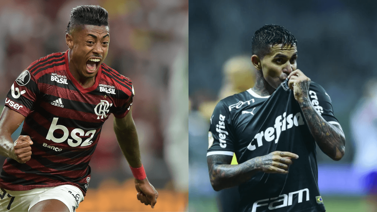 Ambos os jogadores já foram campeões da Libertadores da América, e o flamenguista foi eleito "Rei da América"