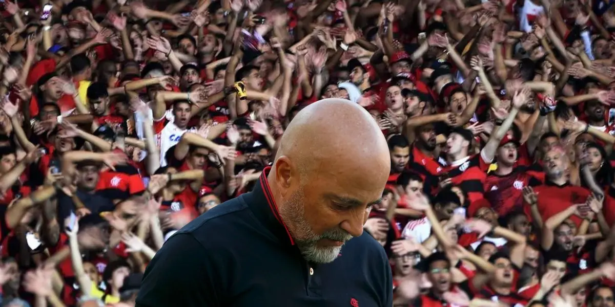 Ambulante postou um momento emocionante com o treinador do Flamengo