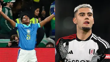 Andreas deu um belo passe que resultou em um gol de Endrick contra a Inglaterra