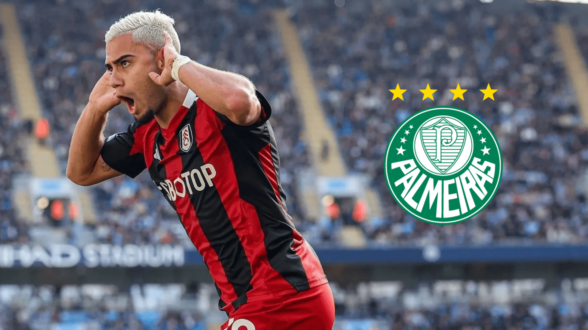 Andreas Pereira pode trocar o Fulham pelo Palmeiras