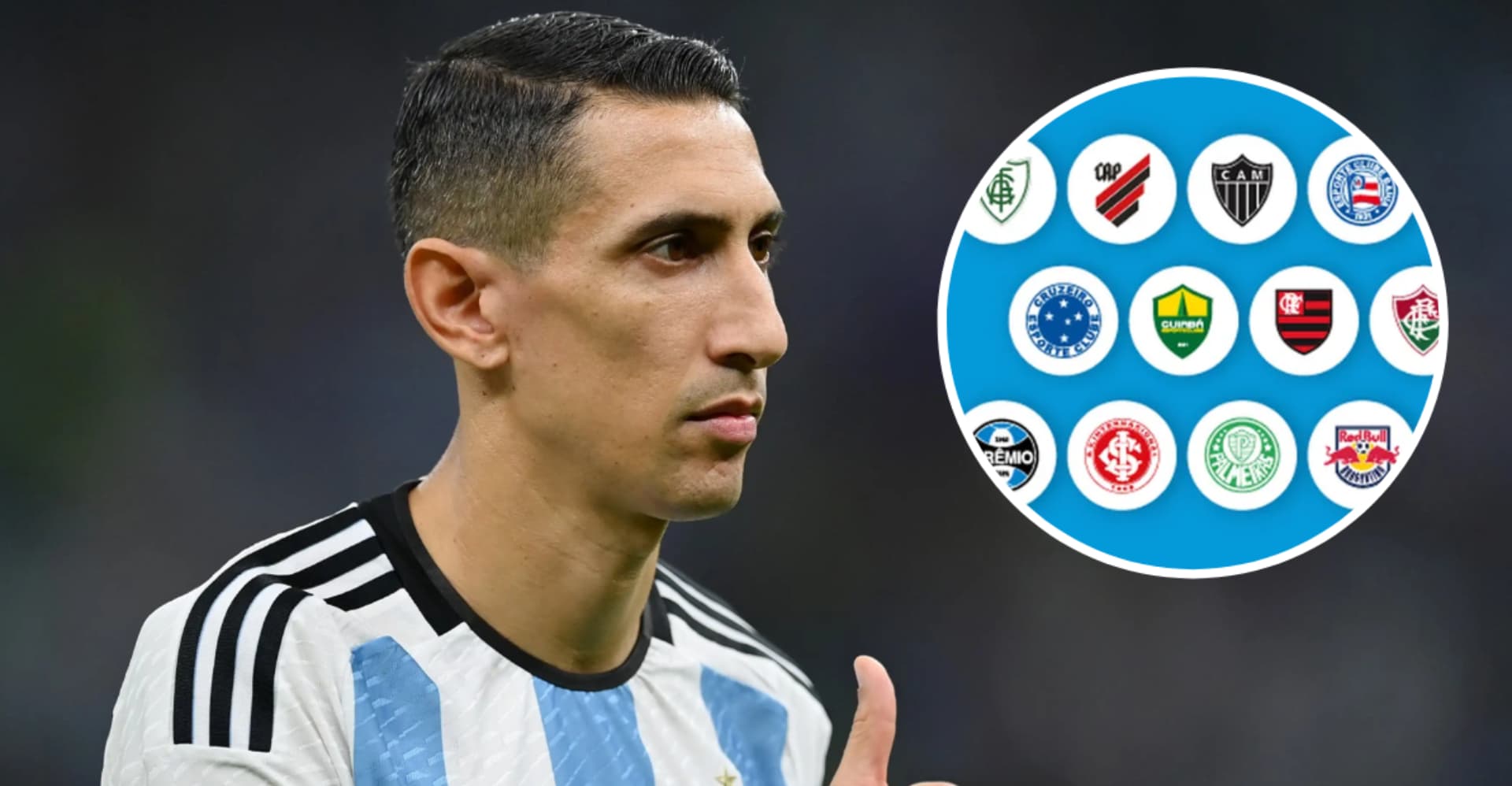 Ángel Di Maria pela Seleção Argentina