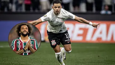 Ángel Romero e Marcelo ao lado