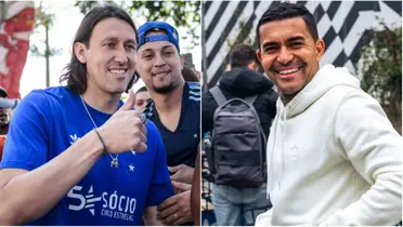 Antes rivais, Cássio e Dudu agora são companheiros de time no Cruzeiro
