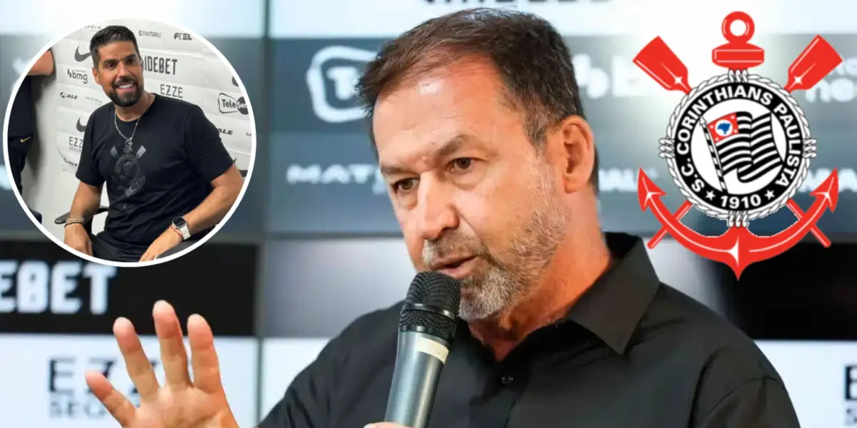 António Oliveira e Augusto Melo no Corinthians