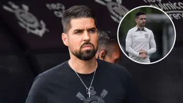 António Oliveira e Igor Coronado no Corinthians