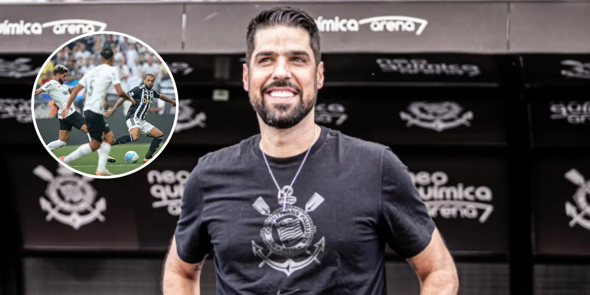 António Oliveira no Corinthians na Neo Química Arena