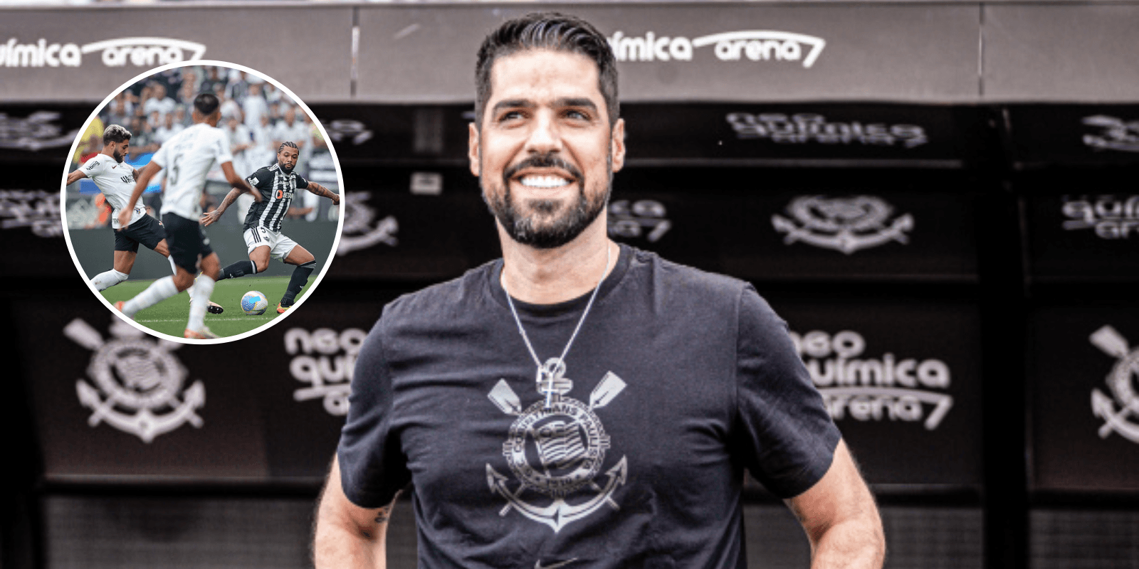 António Oliveira no Corinthians na Neo Química Arena