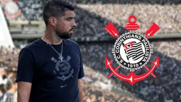 António Oliveira triste com a camisa do Corinthians