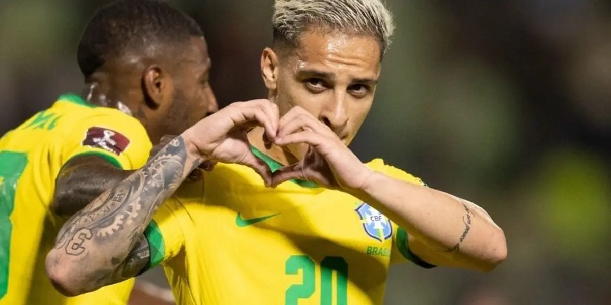 Antony fez sua estreia e precisou de 18 minutos para marcar seu primeiro gol com a camisa do Brasil