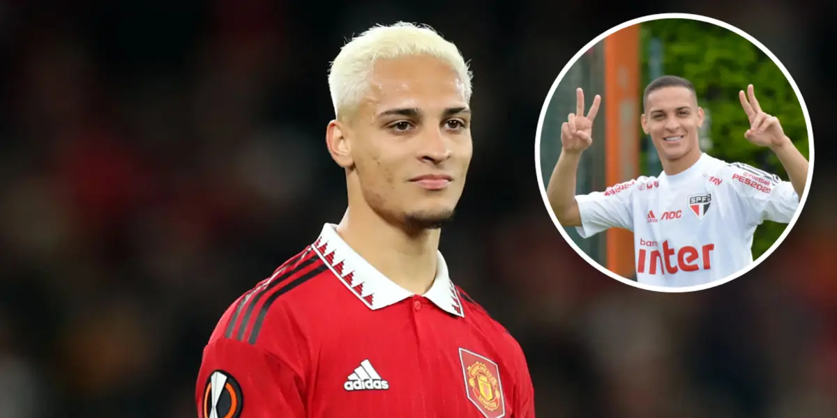 Antony pelo Manchester United e São Paulo