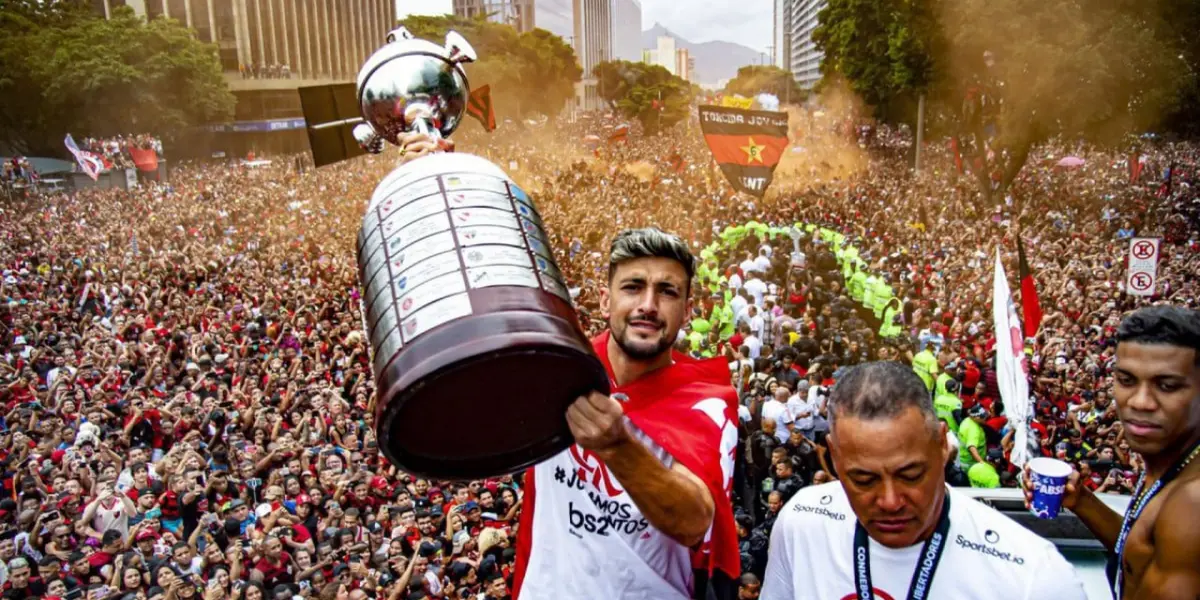 Ao contrário de 2019, não houve uma festa para a comemoração do título da Libertadores