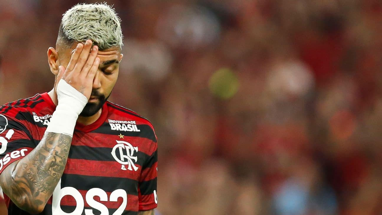 Ao final do jogo, Gabigol pediu calma à torcida, mas sofreu com a ira dos torcedores