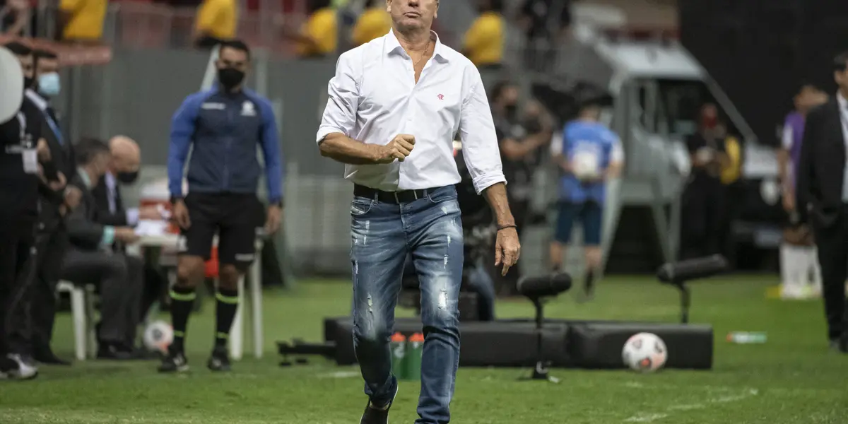 Apesar da ótima fase de Renato Portaluppi no Flamengo, técnico tem exigência curiosa para repreender seus atletas