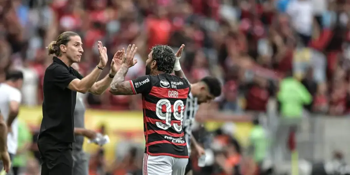 Após jogar junto com Gabigol durante quase cinco anos, Filipe Luís virou técnico e comandou o amigo em 2024