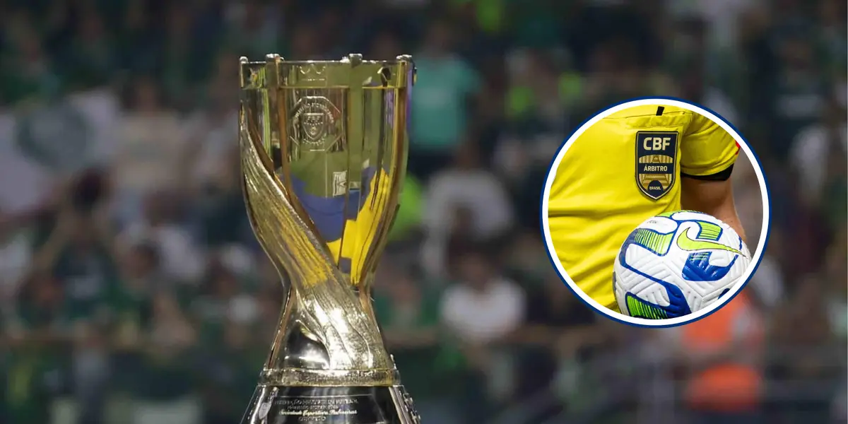 Arbitragem da final do Paulistão 2025 (Foto: FPF e CBF)