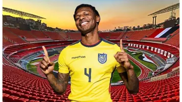 Arboleda com a camisa do Equador