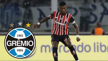 Arboleda em ação pelo São Paulo: jogador é alvo do Grêmio