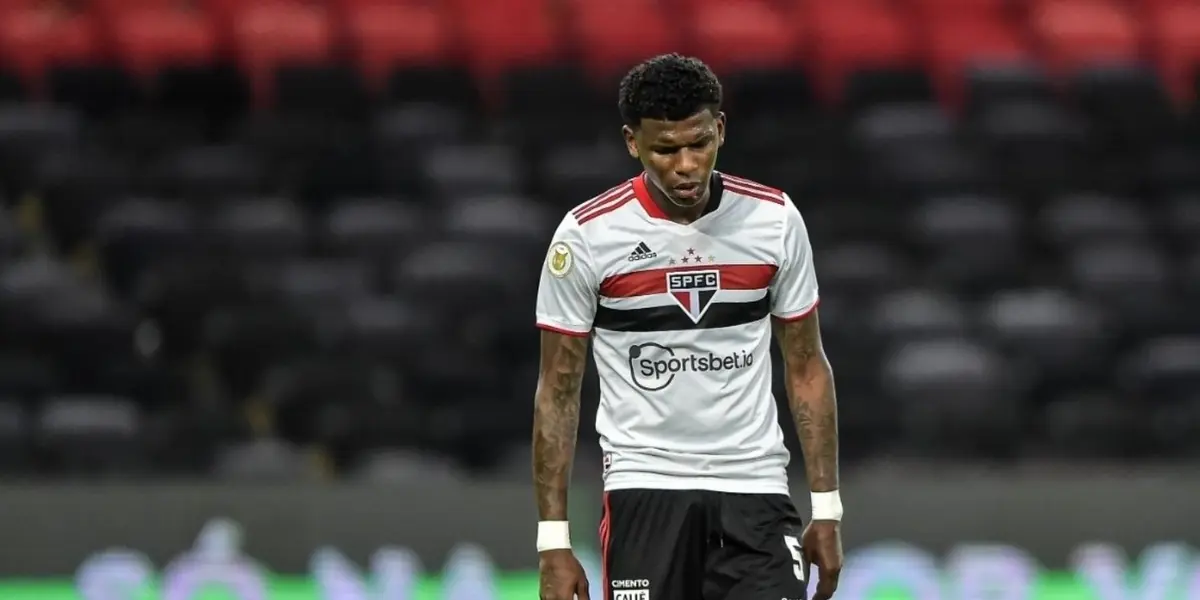 Arboleda marcou o único gol do São Paulo na partida contra o Flamengo