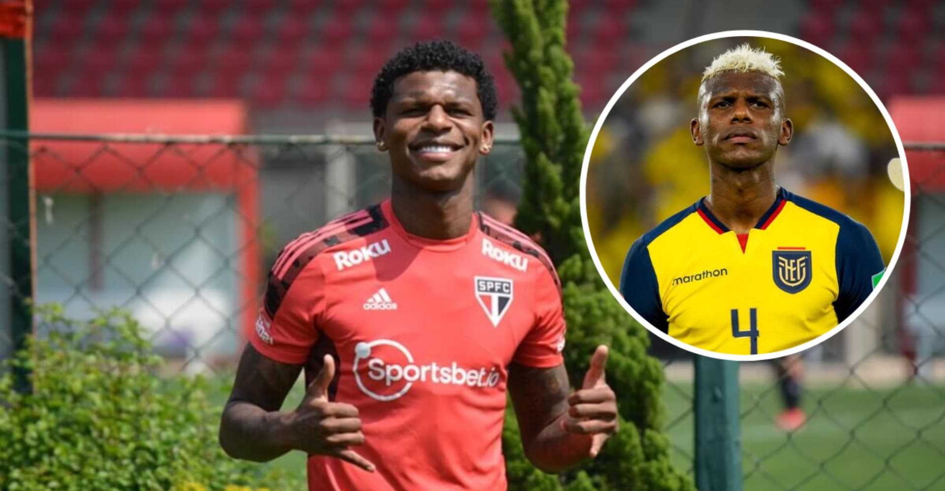 Arboleda pelo São Paulo e na Seleção Equatoriana