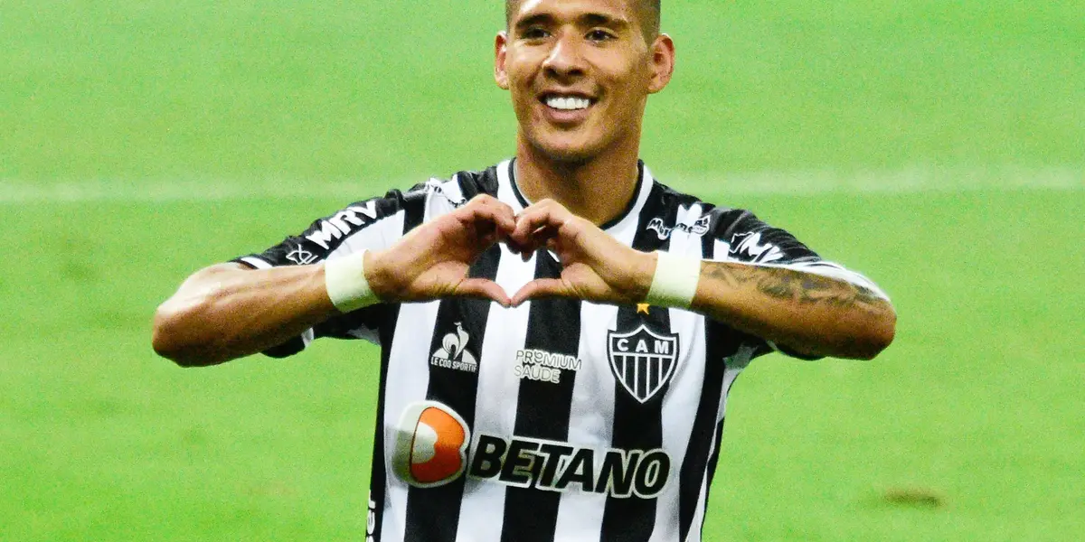 Argentino marcou lindo gol contra o Athletico Paranaense no Brasileirão