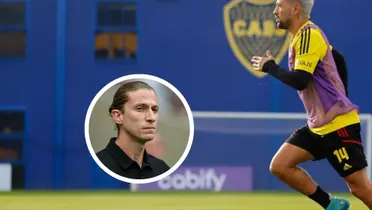 Arrascaeta durante treinamento