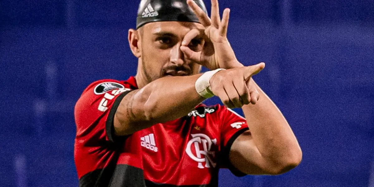 Arrascaeta é um dos jogadores do Flamengo mais procurados no mercado e oferta do Oriente Médio pode fazer a cabeça do uruguaio