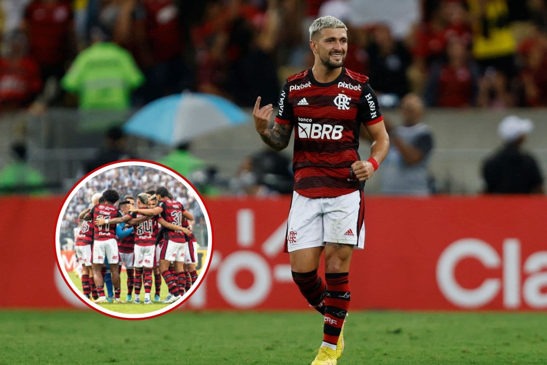 Arrascaeta em destaque pelo Fla